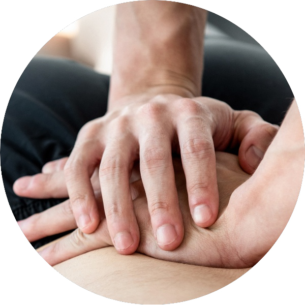 Illustration af smerter i lænden